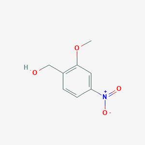 molecular formula C8H9NO4 B164748 2-Methoxy-4-nitrobenzyl alcohol CAS No. 136507-14-7