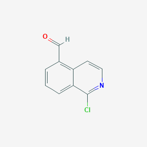 molecular formula C10H6ClNO B1647531 1-Chloroisoquinoline-5-carbaldehyde CAS No. 223671-52-1