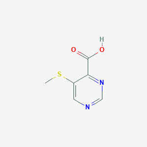 molecular formula C6H6N2O2S B1647533 5-Methylsulfanylpyrimidine-4-carboxylic acid 