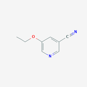 molecular formula C8H8N2O B1647537 5-Ethoxynicotinonitrile 