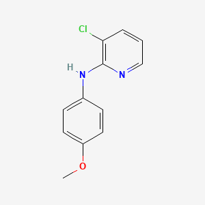 molecular formula C12H11ClN2O B1647538 3-chloro-N-(4-methoxyphenyl)pyridin-2-amine 