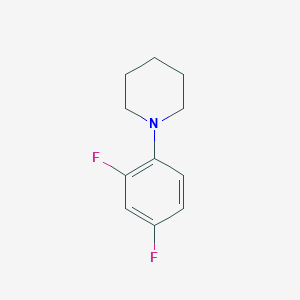 molecular formula C11H13F2N B164754 1-(2,4-二氟苯基)哌啶 CAS No. 1345471-75-1