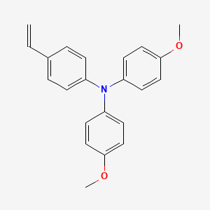 molecular formula C22H21NO2 B1647545 4-methoxy-N-(4-methoxyphenyl)-N-(4-vinylphenyl)aniline 