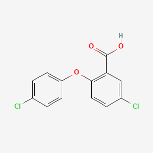 molecular formula C13H8Cl2O3 B1647552 5-Chloro-2-(4-chlorophenoxy)benzoic acid 