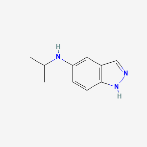 molecular formula C10H13N3 B1647555 N-isopropyl-1H-indazol-5-amine 