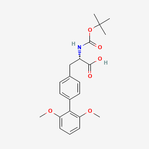 (2S)-3-[4-(2,6-Dimethoxyphenyl)phenyl]-2-[(tert-butoxy)carbonylamino]propanoic acid