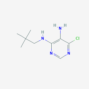 molecular formula C9H15ClN4 B1647566 6-Chloro-5-amino-4-(neopentylamino)-pyrimidine 