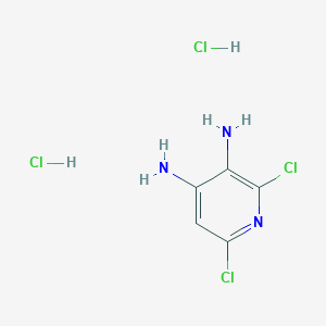 molecular formula C5H7Cl4N3 B1647570 3,4-Diamino-2,6-dichloropyridine dihydrochloride 