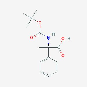 B164759 (S)-2-(Boc-amino)-2-phenylpropanoic acid CAS No. 802541-88-4