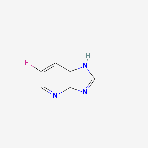6-fluoro-2-methyl-1H-imidazo[4,5-b]pyridine