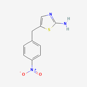 5-[(4-Nitrophenyl)methyl]-1,3-thiazol-2-amine