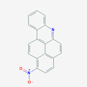 molecular formula C19H10N2O2 B164762 1-Nitro-6-azabenzo(a)pyrene CAS No. 138835-35-5