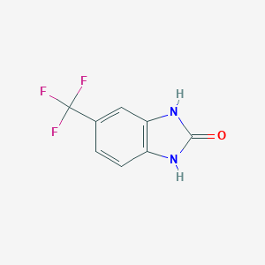 molecular formula C8H5F3N2O B164763 5-三氟甲基-1,3-二氢-苯并咪唑-2-酮 CAS No. 133687-93-1