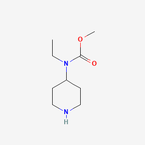 Methyl ethyl(4-piperidinyl)carbamate