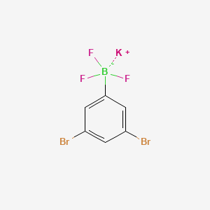 molecular formula C6H3BBr2F3K B1647650 Potassium 3,5-dibromophenyltrifluoroborate CAS No. 929626-21-1