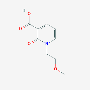 molecular formula C9H11NO4 B1647657 1-(2-Methoxyethyl)-2-oxo-1,2-dihydropyridine-3-carboxylic acid CAS No. 66158-38-1