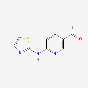 6-(1,3-Thiazol-2-ylamino)pyridine-3-carbaldehyde