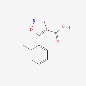 molecular formula C11H9NO3 B1647672 5-(2-Methylphenyl)-isoxazole-4-carboxylic acid 