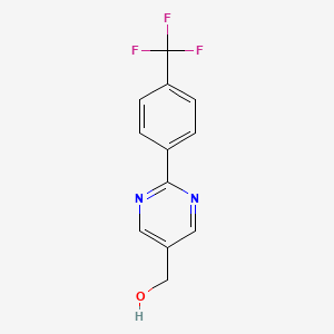 2-(4-(Trifluoromethyl)phenyl)pyrimidine-5-methanol