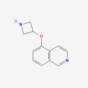 molecular formula C12H12N2O B1647718 5-(Azetidin-3-yloxy)isoquinoline 