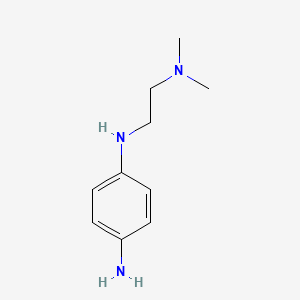 molecular formula C10H17N3 B1647723 1,4-Benzenediamine, N1-[2-(dimethylamino)ethyl]- 