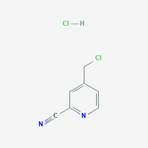 molecular formula C7H6Cl2N2 B1647731 4-(Chloromethyl)picolinonitrile hydrochloride 