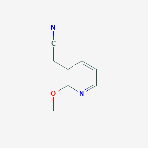 molecular formula C8H8N2O B1647764 2-(2-Methoxypyridin-3-yl)acetonitrile CAS No. 351410-37-2