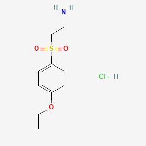 molecular formula C10H16ClNO3S B1647766 2-(4-Ethoxy-benzenesulfonyl)-ethylamine hydrochloride CAS No. 1177298-29-1