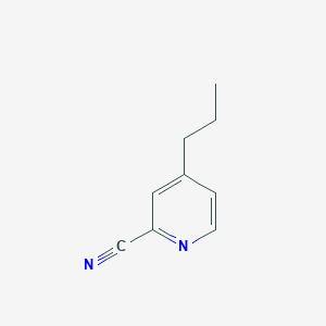 molecular formula C9H10N2 B1647778 4-Propylpicolinonitrile 