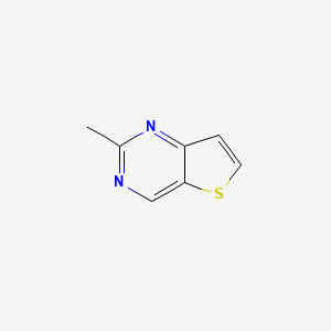 molecular formula C7H6N2S B1647816 2-Methylthieno[3,2-d]pyrimidine 