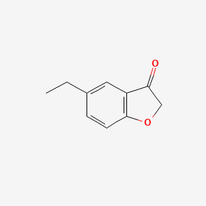molecular formula C10H10O2 B1647817 5-Ethylbenzofuran-3(2H)-one 