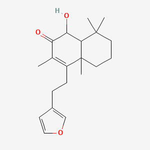 molecular formula C20H28O3 B1647832 6|A-Hydroxyhispanone 