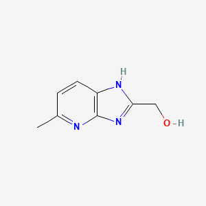 molecular formula C8H9N3O B1647833 (5-methyl-3H-imidazo[4,5-b]pyridin-2-yl)methanol 