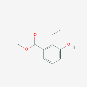 molecular formula C11H12O3 B1647841 Methyl 2-allyl-3-hydroxybenzoate 