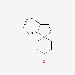 molecular formula C14H16O B1647846 2',3'-Dihydrospiro[cyclohexane-1,1'-indene]-4-one CAS No. 185526-59-4