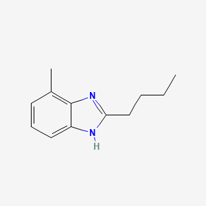 molecular formula C12H16N2 B1647848 2-Butyl-4-methyl-benzimidazole 