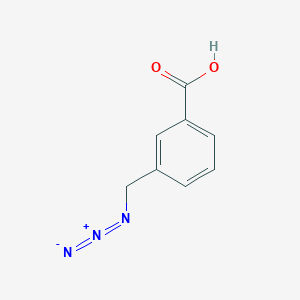 molecular formula C8H7N3O2 B164785 3-(叠氮甲基)苯甲酸 CAS No. 905973-32-2