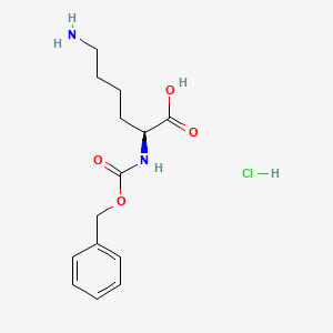 molecular formula C14H21ClN2O4 B1647850 (2S)-6-Amino-2-(phenylmethoxycarbonylamino)hexanoic acid;hydrochloride 