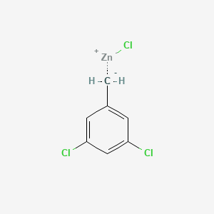 molecular formula C7H5Cl3Zn B1647852 3,5-Dichlorobenzylzinc chloride 