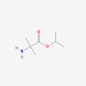 molecular formula C7H15NO2 B164787 Propan-2-yl 2-amino-2-methylpropanoate CAS No. 131322-68-4