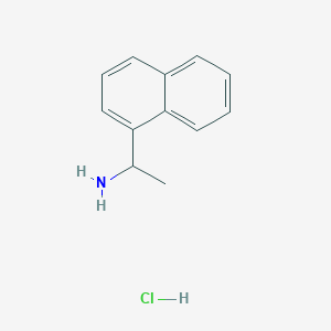 molecular formula C12H14ClN B1647885 1-(萘-1-基)乙胺盐酸盐 CAS No. 40280-57-7