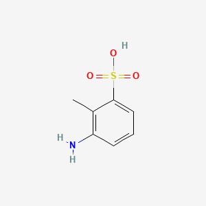 molecular formula C7H9NO3S B1647890 3-Amino-2-methylbenzenesulfonic acid 