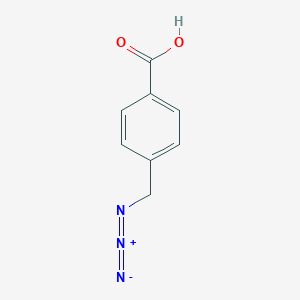 molecular formula C8H7N3O2 B164790 4-(叠氮甲基)苯甲酸 CAS No. 79584-03-5