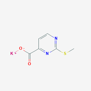 Potassium;2-methylsulfanylpyrimidine-4-carboxylate