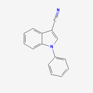 molecular formula C15H10N2 B1647927 1-Phenyl-1H-indole-3-carbonitrile 