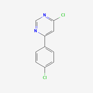 molecular formula C10H6Cl2N2 B1647928 4-Chloro-6-(4-chlorophenyl)pyrimidine CAS No. 897445-45-3