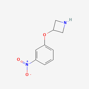 molecular formula C9H10N2O3 B1647930 3-(3-Nitrophenoxy)azetidine 
