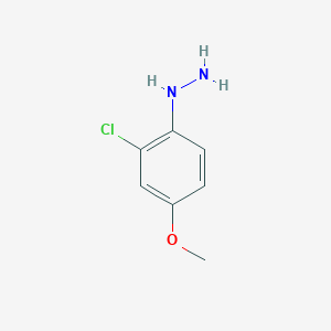 molecular formula C7H9ClN2O B1647938 2-Chloro-4-methoxyphenylhydrazine CAS No. 858210-64-7