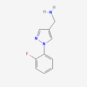 (1-(2-fluorophenyl)-1H-pyrazol-4-yl)methanamine