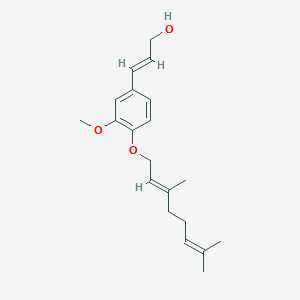 molecular formula C20H28O3 B164797 松柏醇 CAS No. 129350-09-0